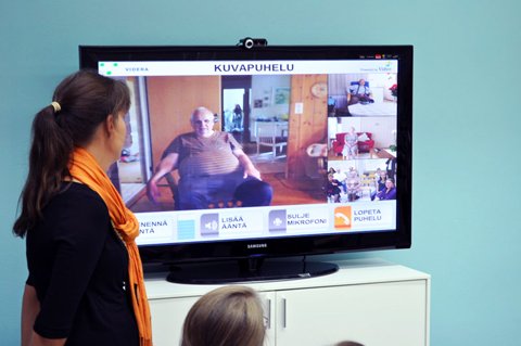 Turun Kauppatorin apteekki on mukana hankkeessa, jossa testataan HyvinvointiTV:n palveluita., TURUN AMK