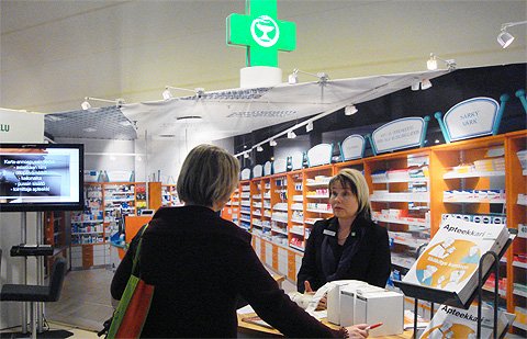 Kuva: Erkki Kostiainen, Apteekkariliiton osasto Lääkäripäivillä 2010