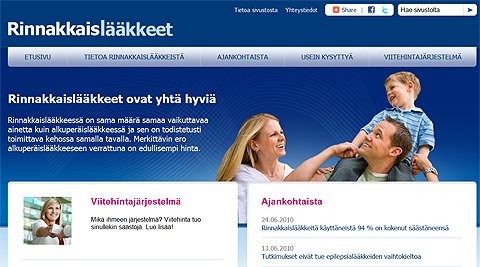 , Ruutukaappaus 28.6.2010 rinnakkaislääkkeet.fi